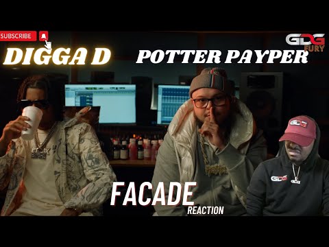 AMERICAN Reacts to Digga D ft. @PotterPayperTV - Facade (Official Video)
