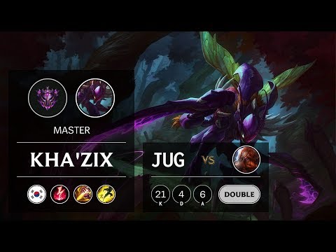 Kha'Zix Jungle vs Gragas - KR Master Patch 9.6
