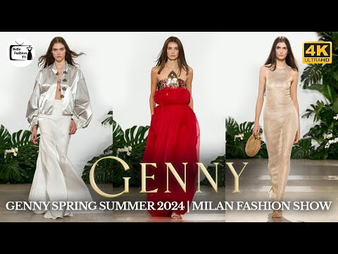 Exclusive Genny Spring Summer 2024 Fashion Show | Milan Fashion Week