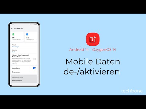 Mobile Daten aktivieren oder deaktivieren - OnePlus [Android 14 - OxygenOS 14]