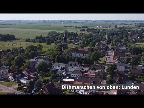Dithmarschen von oben: Lunden
