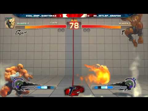 Toryuken 2 Day 2 - SSF4AE2012 Top 8 - VXG_EMP_Santhrax vs AK_MTLSF_Snafoo
