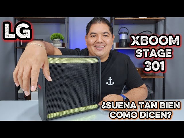 Vídeo relacionado con LG xboom Stage301, Altavoz Bluetooth, Alta Potencia, Portátil, Funciones DJ, Karaoke, con Luces LED Variables, Amplia Conectividad, El Sonido Absoluto