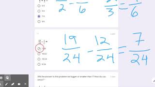 Lesson 14 Exit Ticket: Adding and Subtracting Fractions