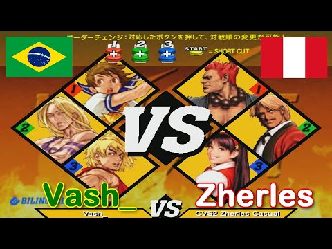 Capcom vs. SNK 2: Mark of the Millennium 2001 - Vash_ vs CVS2 Zherles