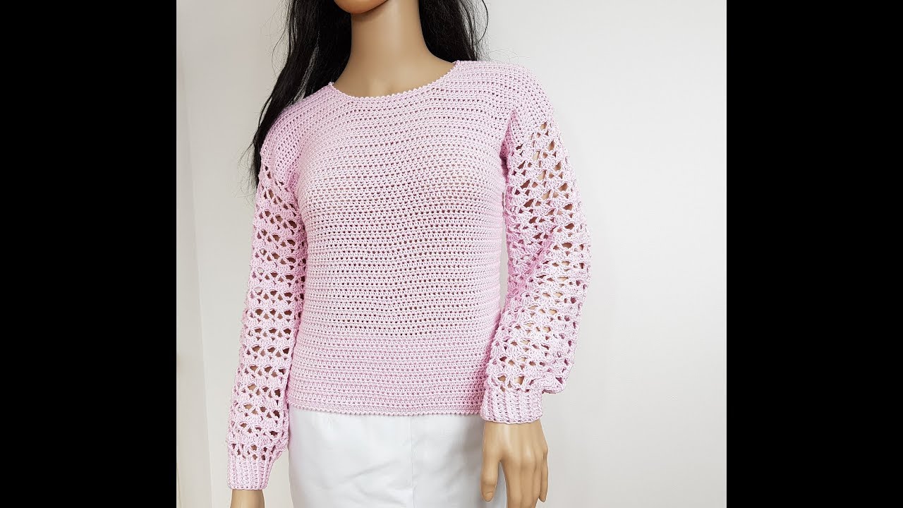 Bluzeczka na szydełku, sweterek na szydełku cz. 1/2 Karolina Szydełko