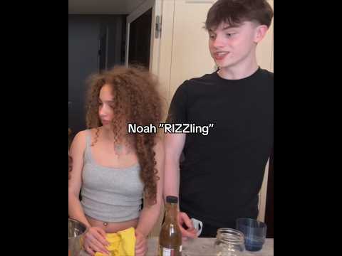 NOAH THE RIZZER🤭🥴💞👀 Subscribe! #sisters #curlyhair #kalogeras #edit #baddie #triplets