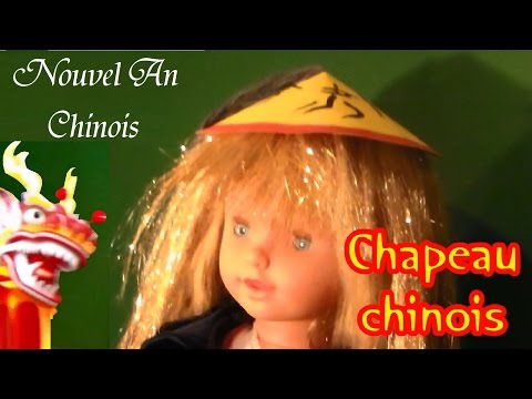 Bricolage : Un chapeau chinois | Fête Nouvel An Chinois et Carnaval