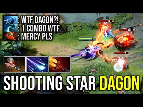 SHOOTING STAR..!! Magic Build Scepter + Dagon Mirana by Dark 7.22c | Dota 2