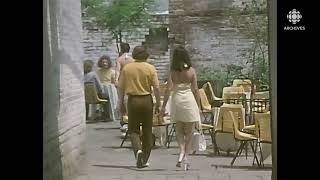 L'ouverture des terrasses à Montréal en 1973