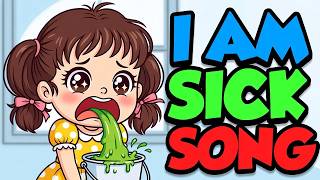 I Am Sick Song for Kids | Feeling Sick Cold Fever Cough