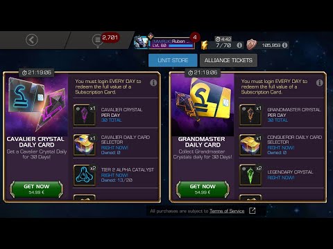 Big Changes on Regular Cav Daily Crystals Card - Marvel Contest of Champions