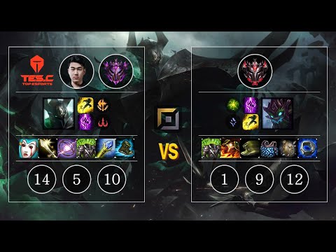 TES AK Mordekaiser vs Maokai Top - KR Master Patch 10.11