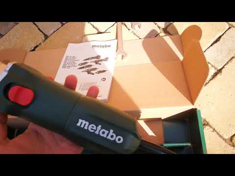 METABO TIESUS ŠLIFULĖLIS 710W 6mm GE 710 COMPACT video