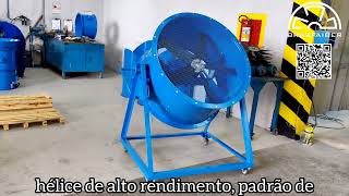 Exaustor Grande com Carrinho