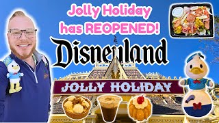 Disneyland's JOLLY HOLIDAY is OPEN Again! BEST Baked Goods at Disneyland | Cake, Coffee, &amp; Treats
