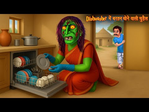 Dish Washer में बर्तन धोने वाली चुड़ैल |  Hindi  Kahaniya |  Horror Stories |  Bedtime Stories |  Bhootiya