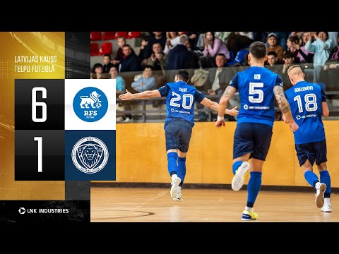 RFS FUTSAL 6:1 RIGA FUTSAL CLUB | RFS FUTSAL VĀRTI | TELPU FUTBOLA KAUSS