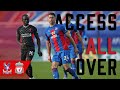 Pitch side Camera | Palace 0-7 Liverpool | Access All Over