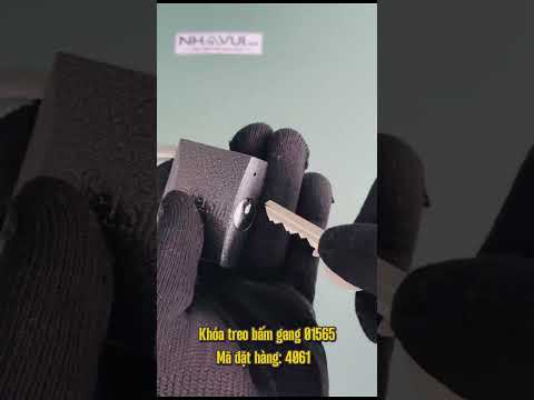 Khóa treo bấm gang Việt Tiệp 01565