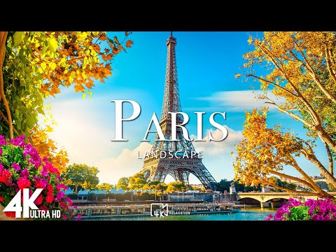 PARIS, FRANCE 4K - Relaxing Music Along With Beautiful Nature Videos (4K Video Ultra HD)