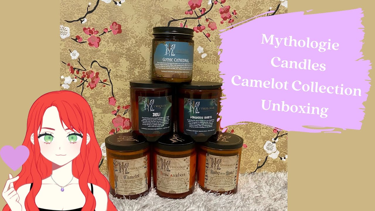 Unboxing Small Business Haul - Handmade Shop Mythologie Candles - Camelot Collection