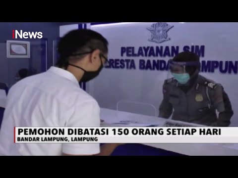 Cegah Antrean Panjang, Layanan Permohonan SIM Dibatasi - iNews Sore 10/06