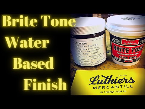 Brite Tone Water based Finish UnBeauXing Beau Hannam Guitars
