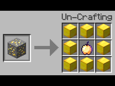 Minecraft UHC but the crafting is reversed...