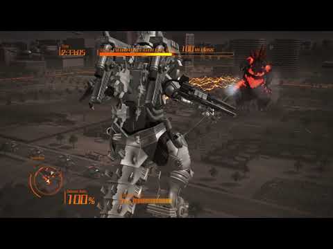 GODZILLA ps4 type 3 kiryu vs Godzilla hard mode defense ratio 97%