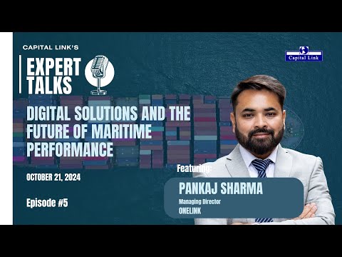 Expert Talks with OneLink on "Digital Solutions and the Future of Maritime Performance"