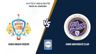 Match 28 - PKR vs PUC | Highlights | ECS France, 2024 | 20 Apr 2024 | ECS24.271