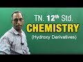 Hydroxy Derivatives Introduction 12th Std Chemistry