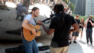 boyd tinsley in chiacgo at the bean 8/3/12 part 1