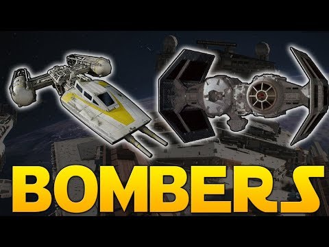 BOMBER CLASS OVERVIEW (Y-Wing & TIE Bomber) - Star Wars Battlefront II