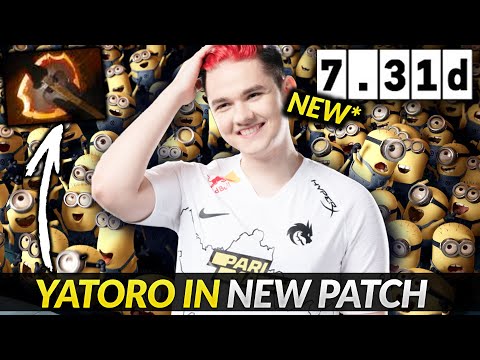 Yatoro show Best way to Counter Minion enemies with Sven double cleave in 7.31d