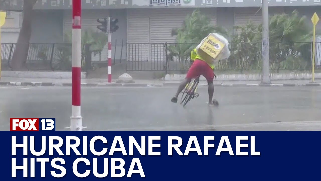 Hurricane Rafael makes landfall in Cuba