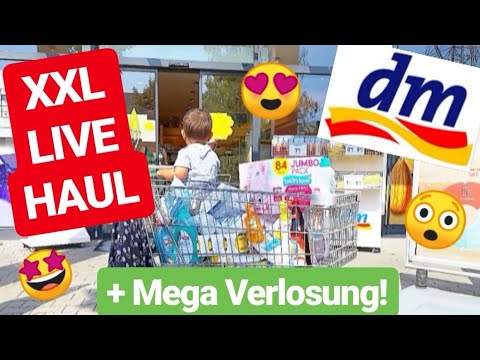 ♡ XXL LIVE DM (rossmann) HAUL! Voller Einkaufswagen! + MEGA VERLOSUNG!