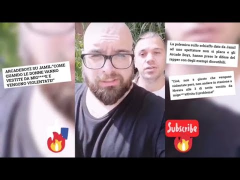 GLI ARCADE BOYZ RISPONDONO AL RAPPUSO SULLO SCHIAFFO DI JAMIL