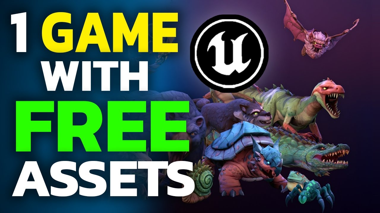 I Made a Game With Only FREE Assets In Unreal Engine 5