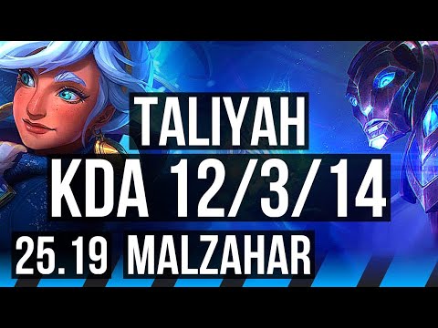 TALIYAH vs MALZAHAR (MID) | Dominating | KR Master | 25.19