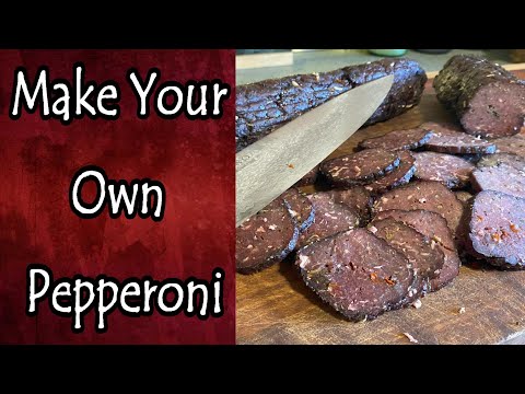Homemade Pepperoni (Elk, Beef, Venison, and/or Turkey)