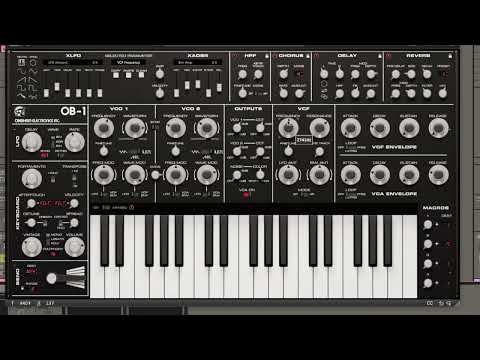 GForce OB-1 techno