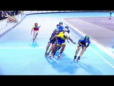 Senior Men 1000m Sprint Final,   Inline Speed Skating World Championship 2021 - Ibague Columbia.