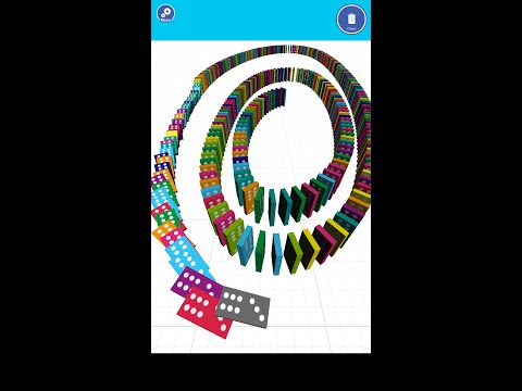 Easy Toppling Dominoes Video