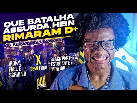 ( 🔥🔥🔥) JHONY, FAEL E SCHULER X BLACK PANTHER, ESTUDANTE E MINEIRO | React [BDH 5 ANOS]