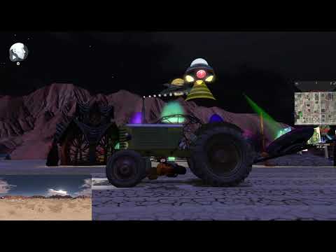 Second Life  Broken Voxel got run down in the streets at Burning man!