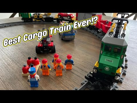 Lego Cargo Train 7898 Cargo Train Deluxe from 2009 Review! BEST EVER!?