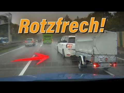 LKW ausbremsen, gefährliches Überholen und kreisverkehrt im Kreisverkehr! | #GERMAN #DASHCAM | #403
