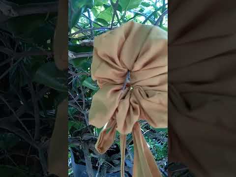 Scrunchie with ribbon   #love #diy #diyfashion #handmade #fashionhacks #scrunchies